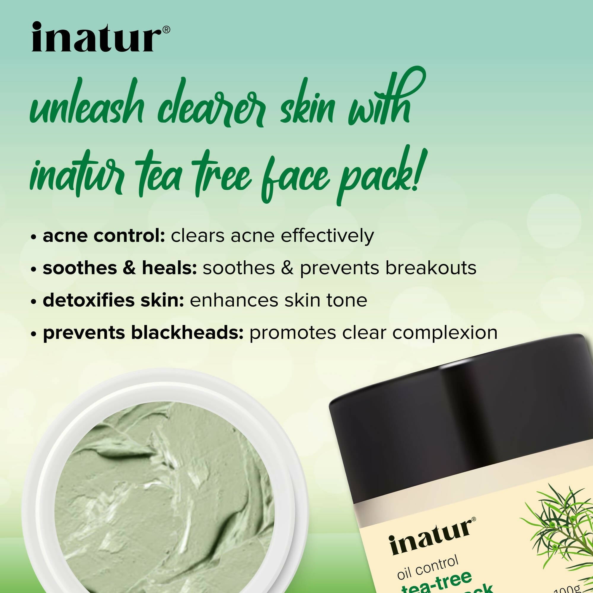 Inatur Tea Tree Face Pack - Distacart