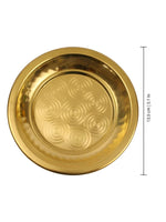 Thumbnail for Spillbox Gold-Toned Brass Ring Thali Pooja Essential - Distacart