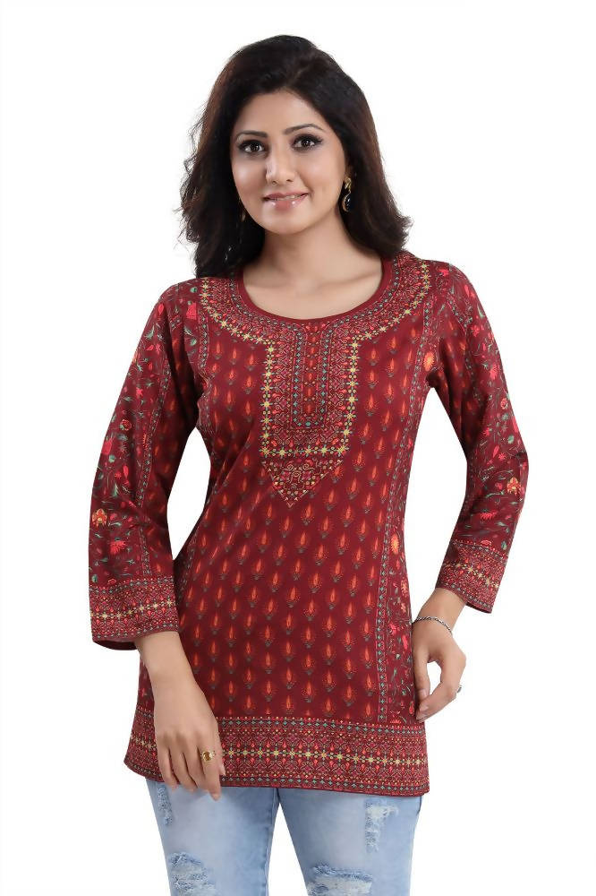 Snehal Creations Style Galore Summer Cool Printed Short Kurti Tunic