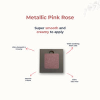 Thumbnail for Disguise Satin Smooth Eyeshadow Squares - Metallic Pink Rose 208 - Distacart