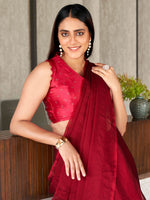 Thumbnail for Tikhi Imli Polyester Ready to Wear Saree - Distacart