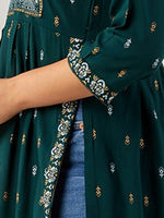Thumbnail for Kalini Ethnic Motifs Printed Mirror Work Kurta - Distacart