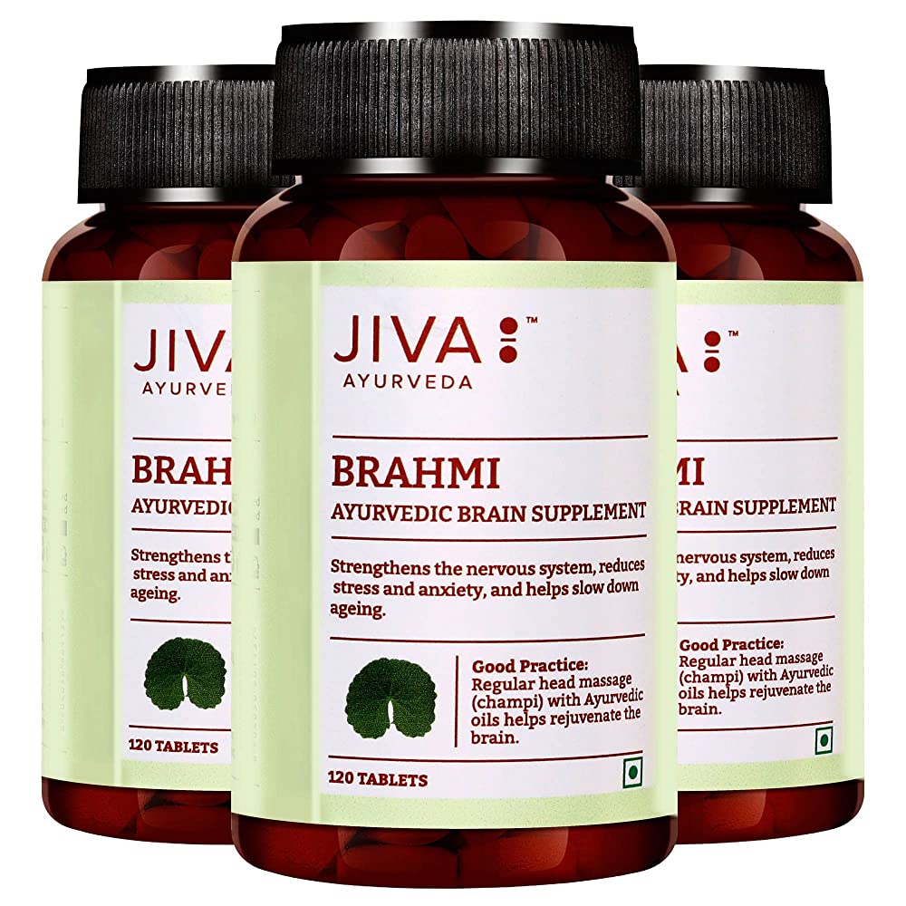 Jiva Ayurveda Brahmi Tablets - Distacart