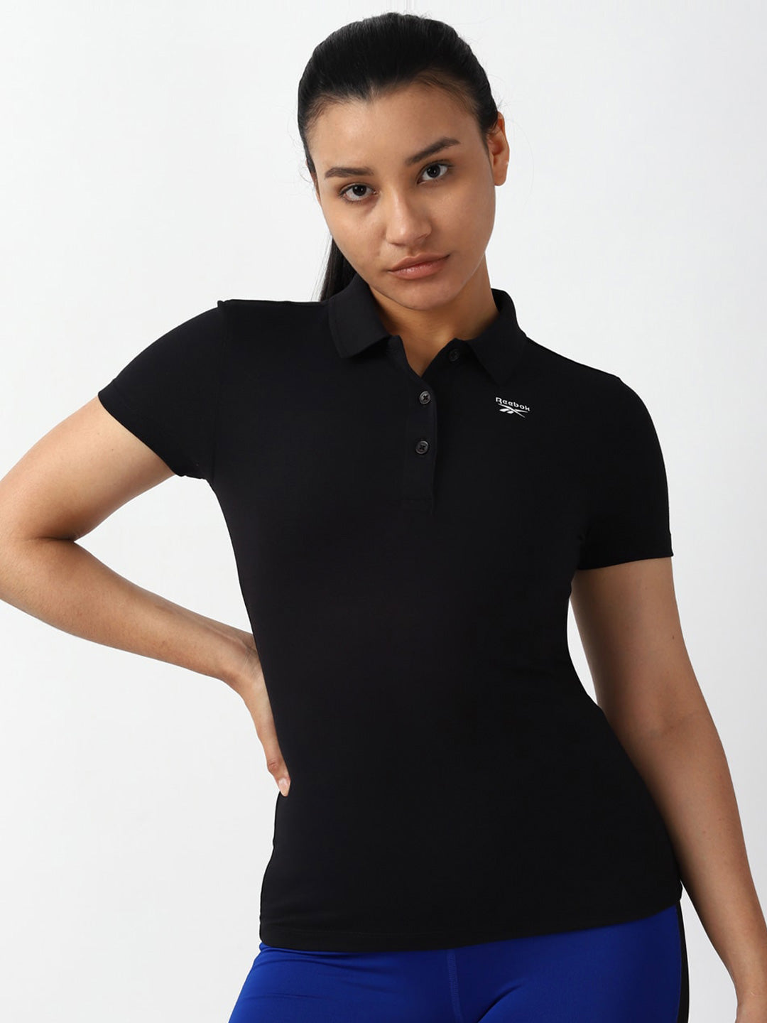 Reebok Training App Slim Fit Polo Collar T-shirt - Distacart