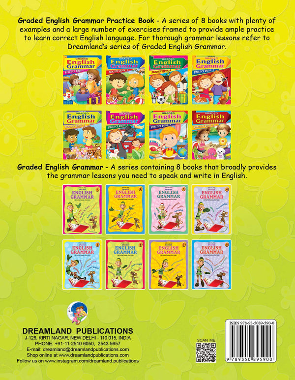 Dreamland Graded English Grammar Practice Book - 4 - Distacart