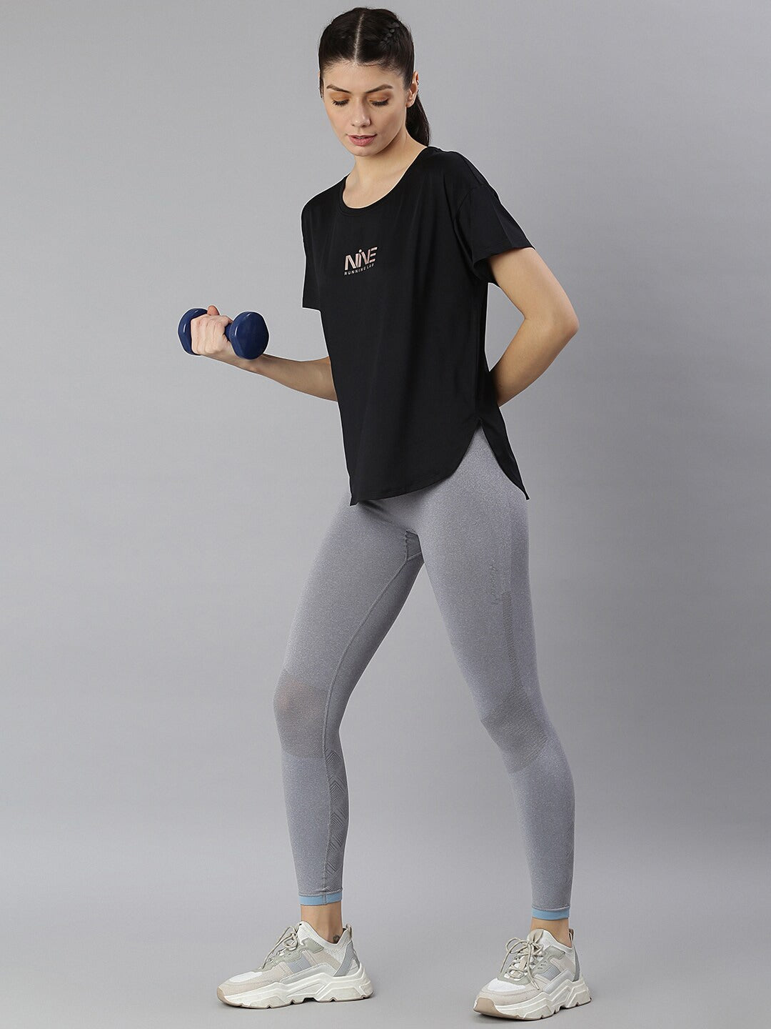 MKH Typography Extended Sleeves Dri-FIT Sports T-shirt - Distacart