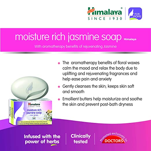 Himalaya Herbals Moisture Rich Jasmine Soap For Moms - Distacart