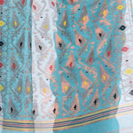 Thumbnail for Desh Bidesh Women's Zari Karat Resham Dhakai Jamdani Bengal Pure Cotton Handloom Saree Whole Body Design Without Blouse Piece - Distacart