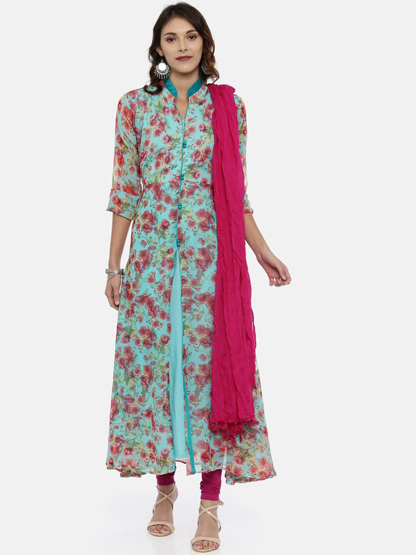 Souchii Pink Solid Tasselled Cotton Dupatta - Distacart