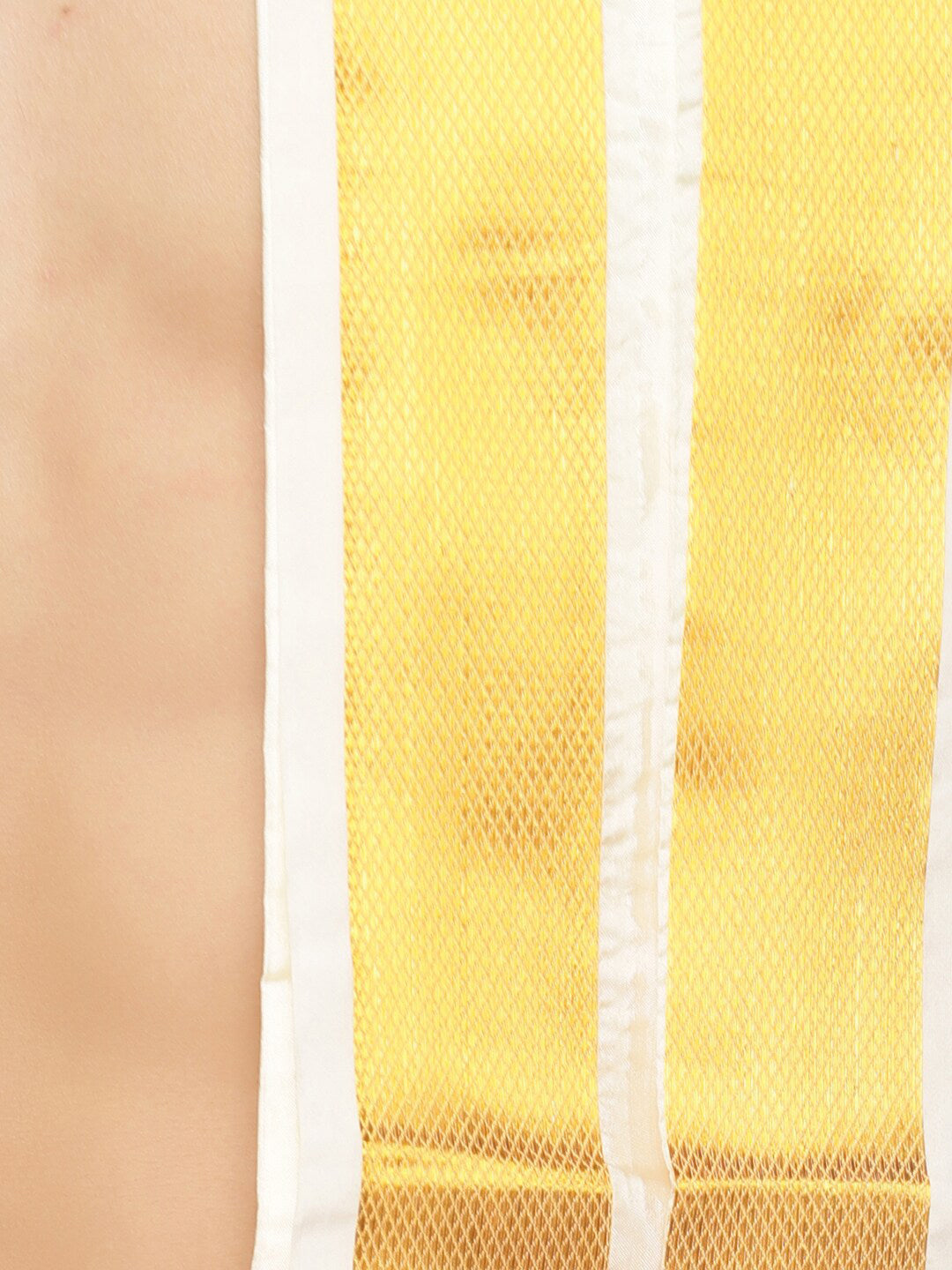 Sethukrishna Cream-Coloured Solid Dhoti For Men - Distacart