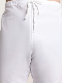 Thumbnail for Sojanya Woven Design Mandarin Collar Kurta with Churidar & Nehru Jacket - Distacart