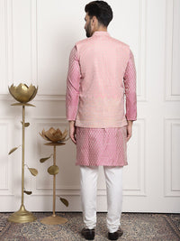 Thumbnail for Sojanya Ethnic Motifs Woven Design Kurta With Churidar - Distacart