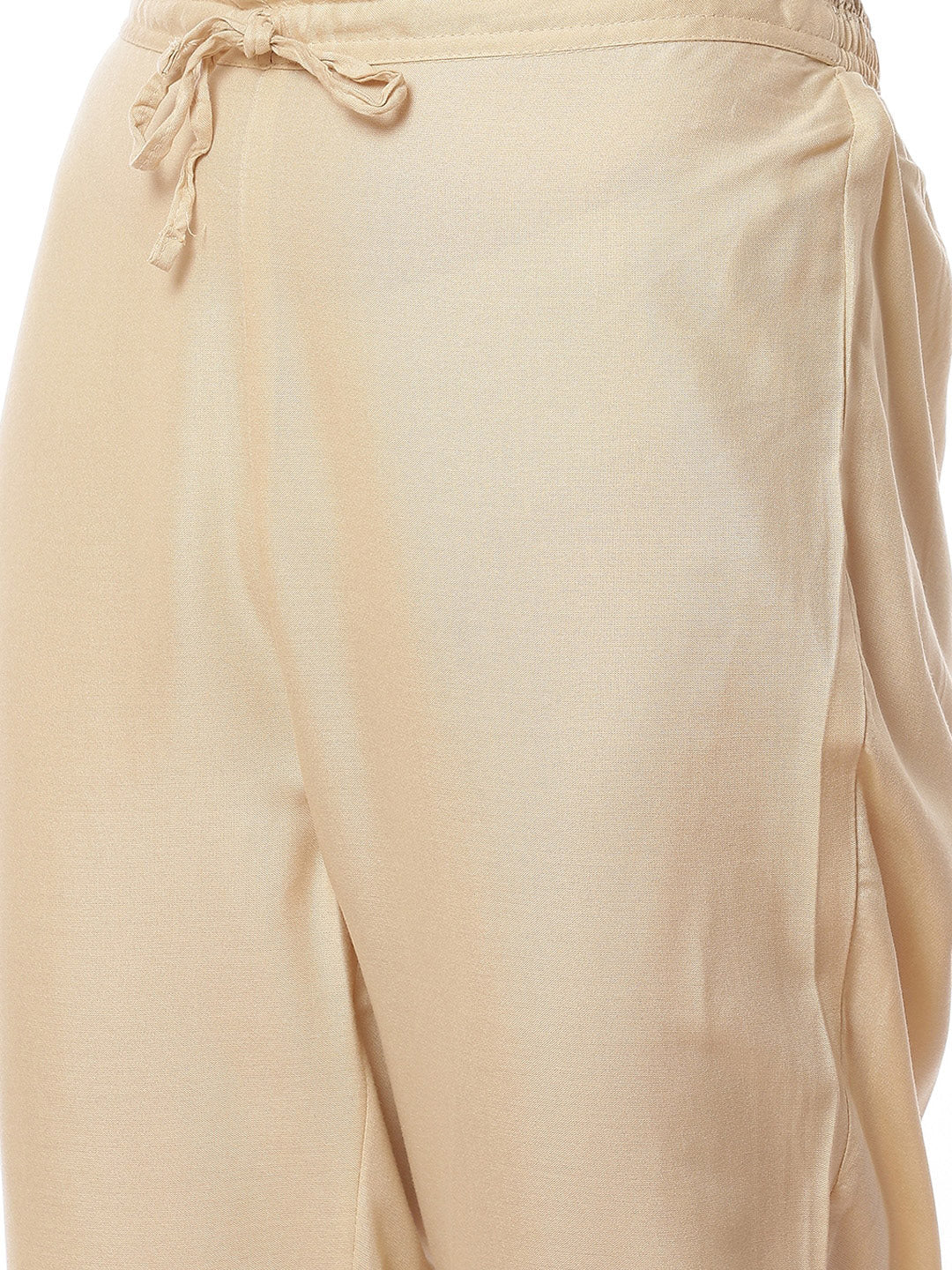 Biba Women Fuchsia Yoke Design Pure Cotton Kurta with Trousers & With Dupatta - Distacart