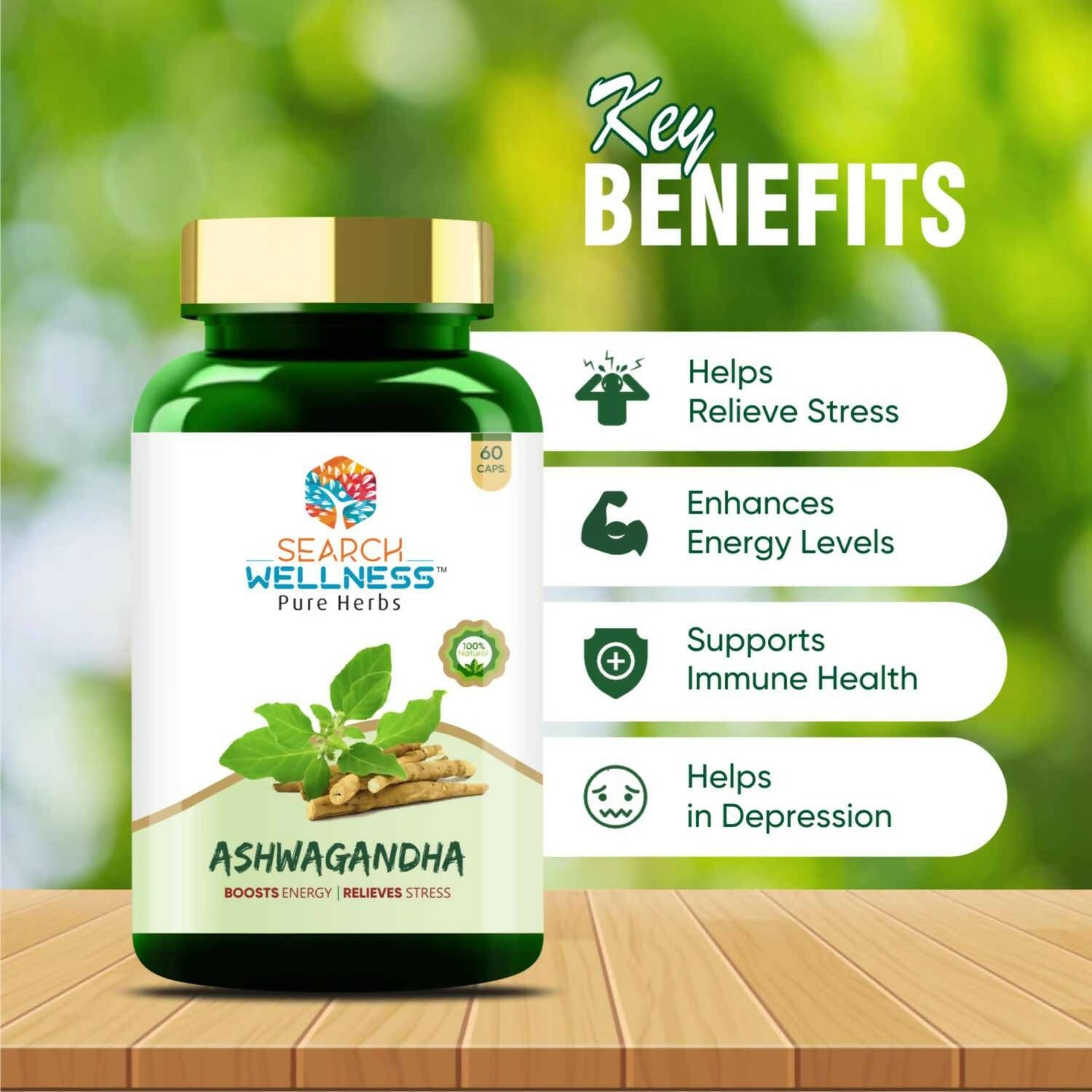 Search Wellness Ashwagandha Capsules - Distacart