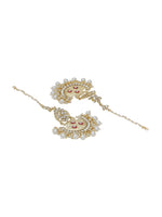 Thumbnail for Shoshaa Gold-Plted Contemporary Chandbalis Earrings - Distacart