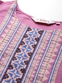 Thumbnail for Biba Women Cotton Yoke Design Regular Kurta with Trousers & Dupatta - Distacart