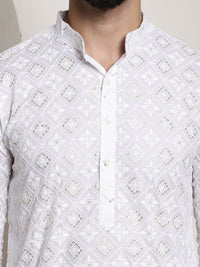 Thumbnail for Sojanya Printed Chikankari Kurta - Distacart