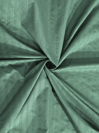 Thumbnail for KLOTTHE Green Striped 210 TC Bedsheet with Pillow Covers - Distacart