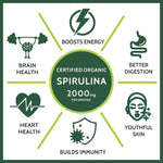 Thumbnail for Carbamide Forte Organic Spirulina Tablets - Distacart