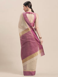 Thumbnail for Kalini Zari Pure Cotton Saree - Distacart