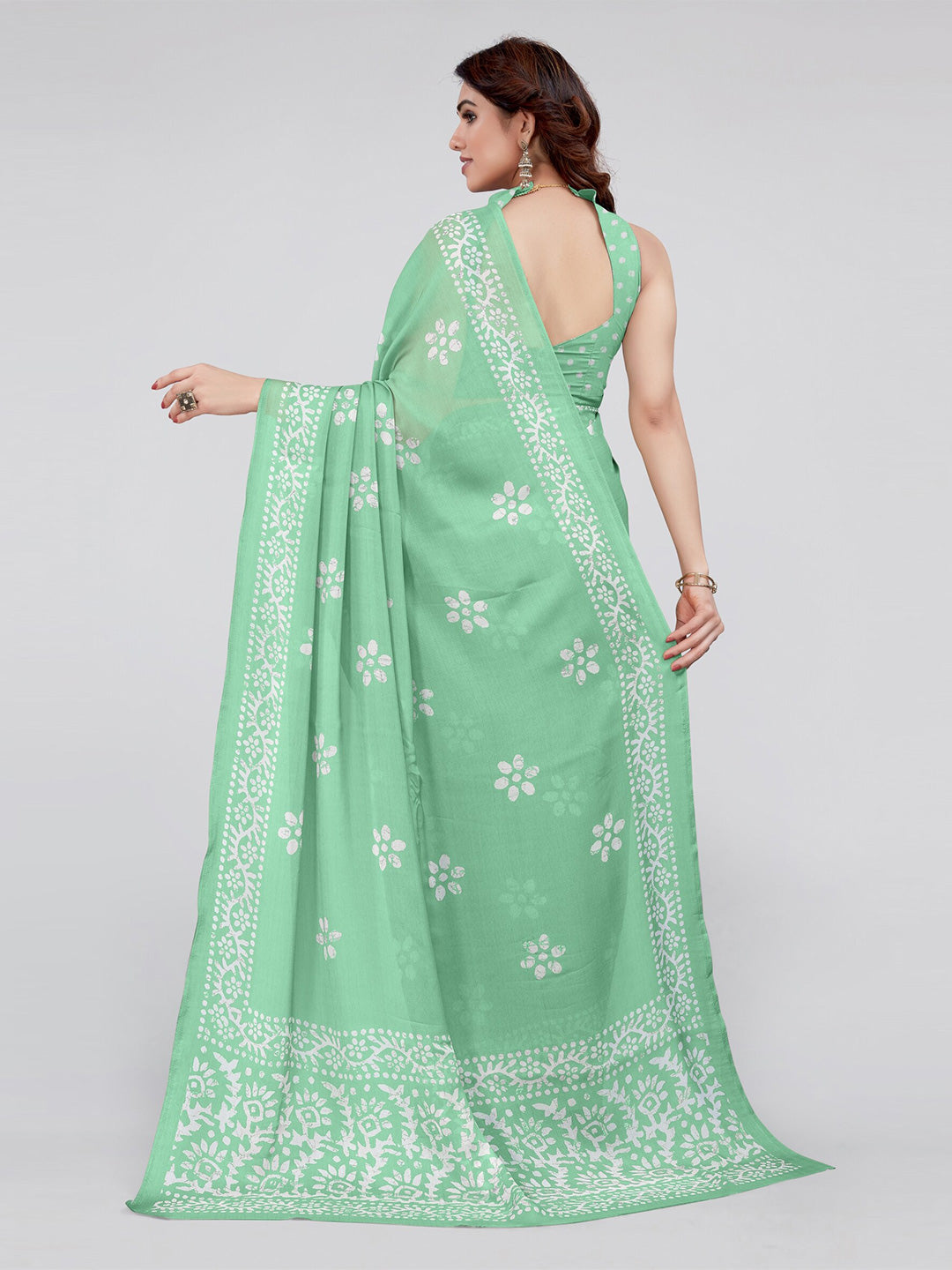 Kalini Batik Printed Saree - Distacart