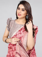 Thumbnail for Kalini Printed Chiffon Saree - Distacart