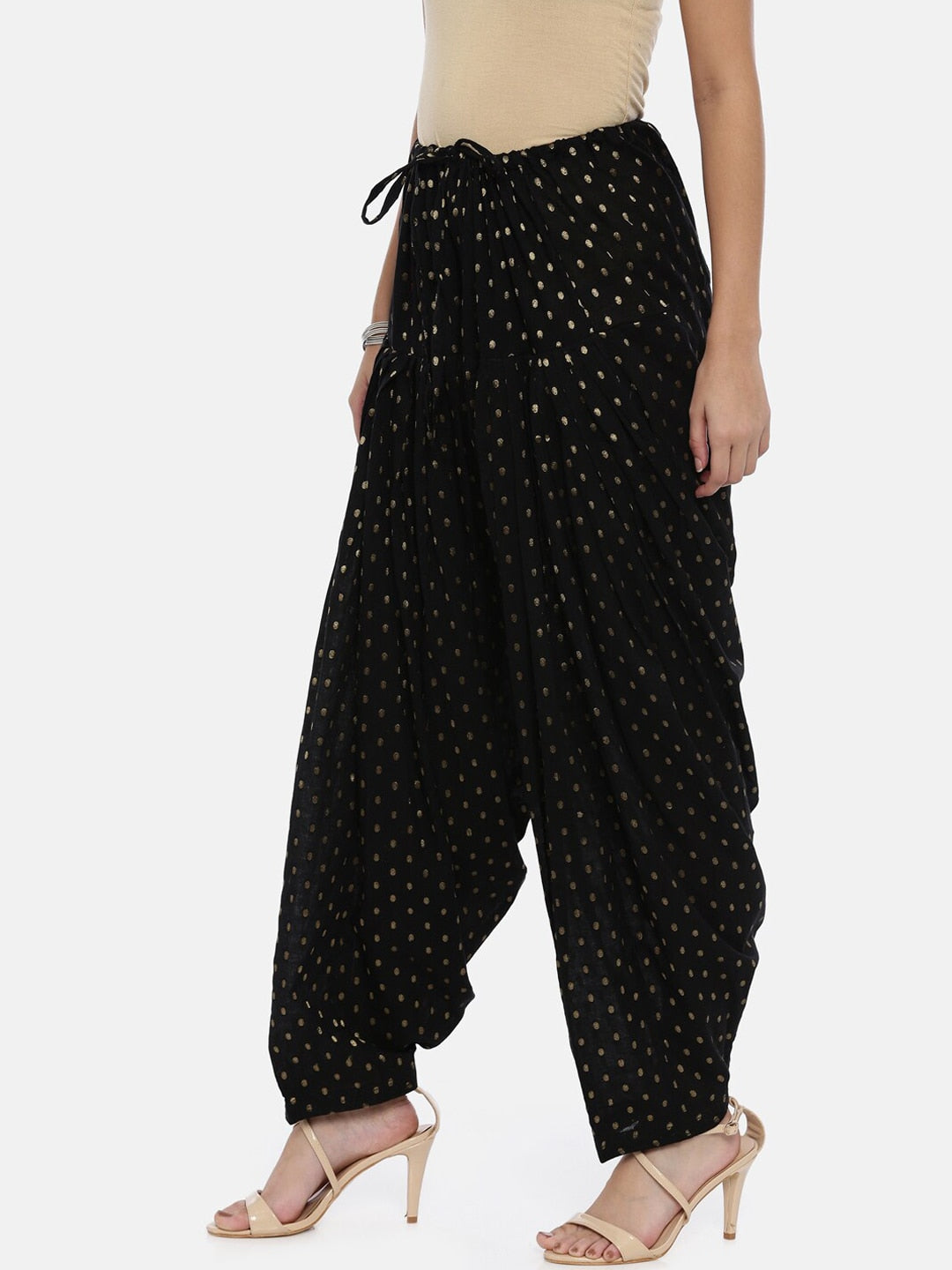 Souchii Black Woven Design Patiala - Distacart