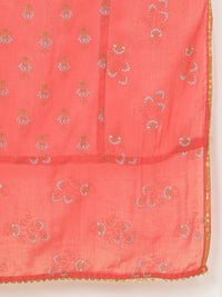Thumbnail for HERE&NOW Women Blue Floral Printed Kurta Set - Distacart