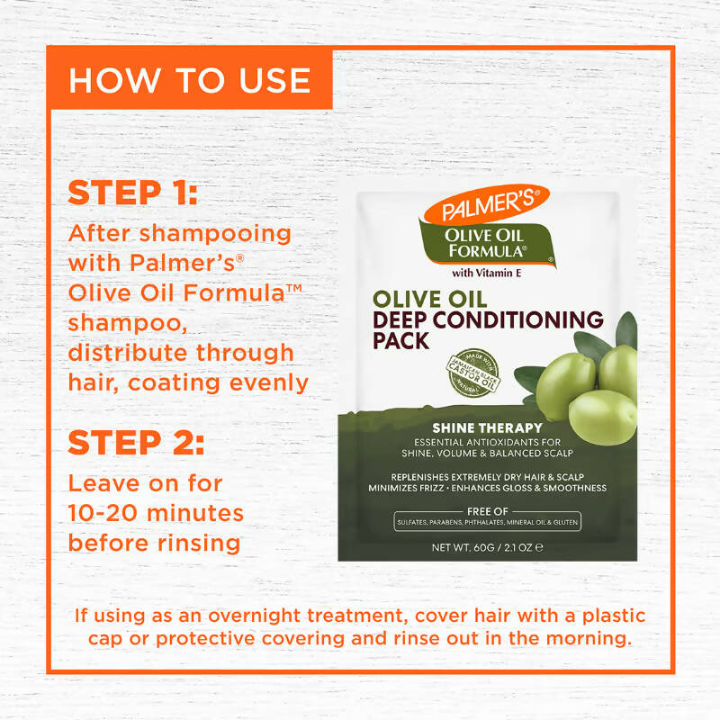 Palmer's Olive Oil Formula Deep Conditioner Pack - Distacart