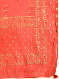 Thumbnail for Sangria Women Ethnic Motifs Embroidered Sequinned Kurta with Sharara With Dupatta - Distacart
