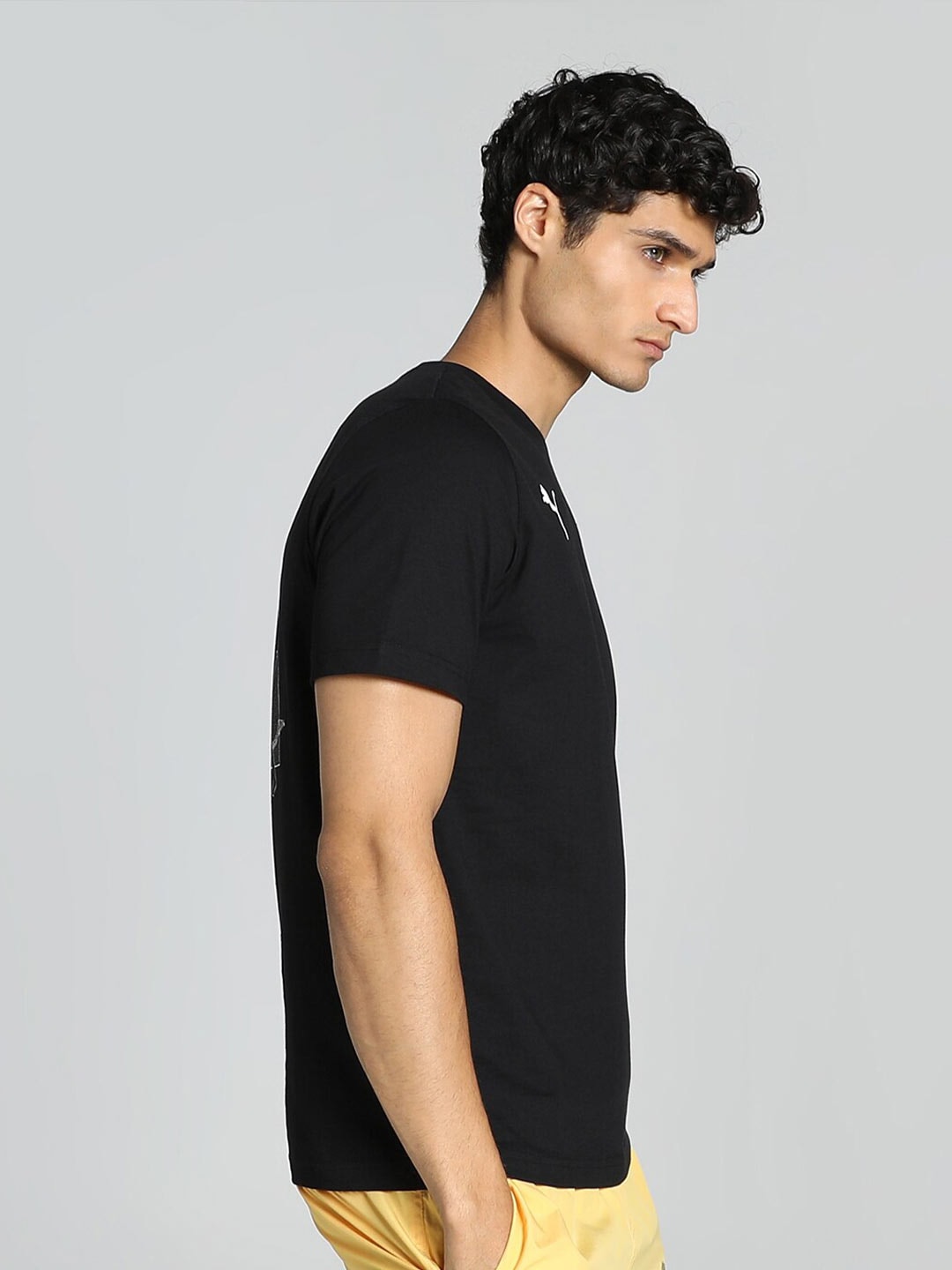 Puma Kolkata City-Printed Short Sleeves Cotton T-Shirt - Distacart