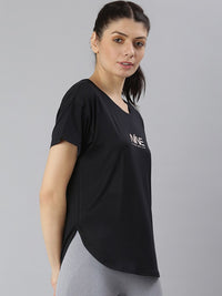Thumbnail for MKH Typography Extended Sleeves Dri-FIT Sports T-shirt - Distacart