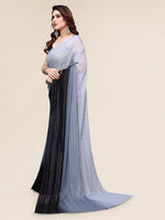 Thumbnail for Kalini Striped Satin Saree - Distacart
