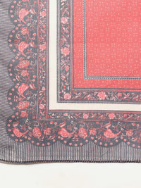 Thumbnail for Biba Women Charcoal Floral Printed Kurta with Palazzo & Dupatta - Distacart