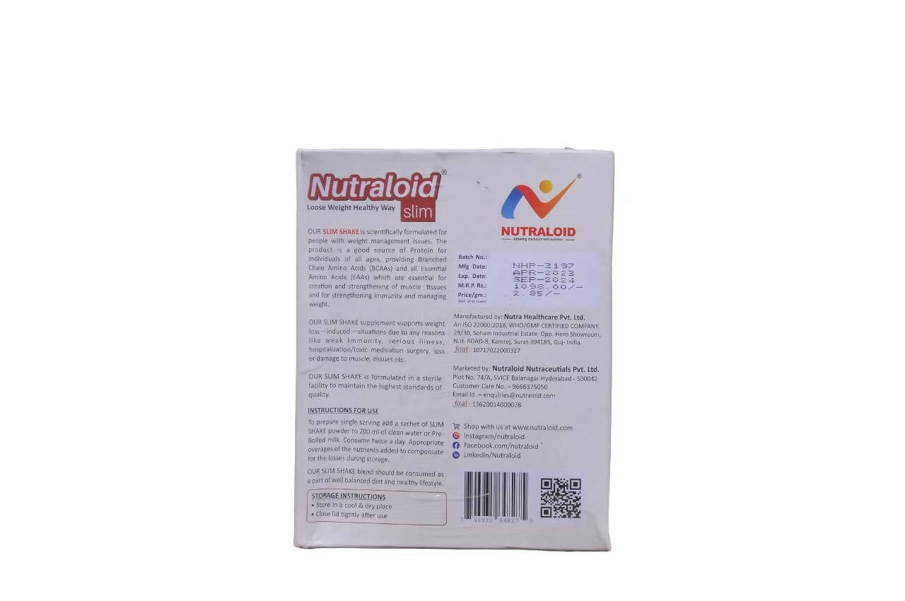 Nutraloid Slim Weight Loss Protein Powder (Vanilla Delight) - Distacart