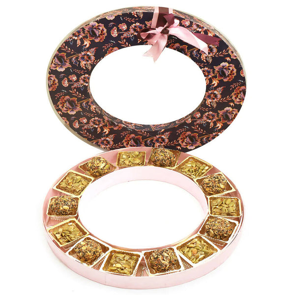 Ghasitaram Round Purple Healthy Seeds Bites Box - Distacart