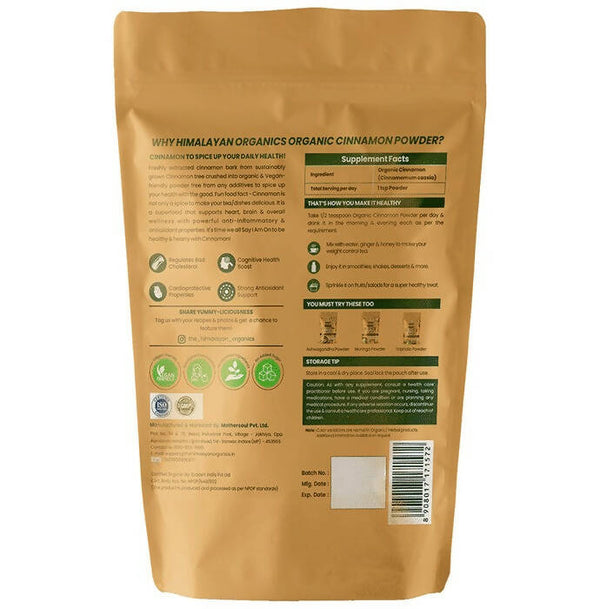 Himalayan Organics Cinnamon Powder - Distacart