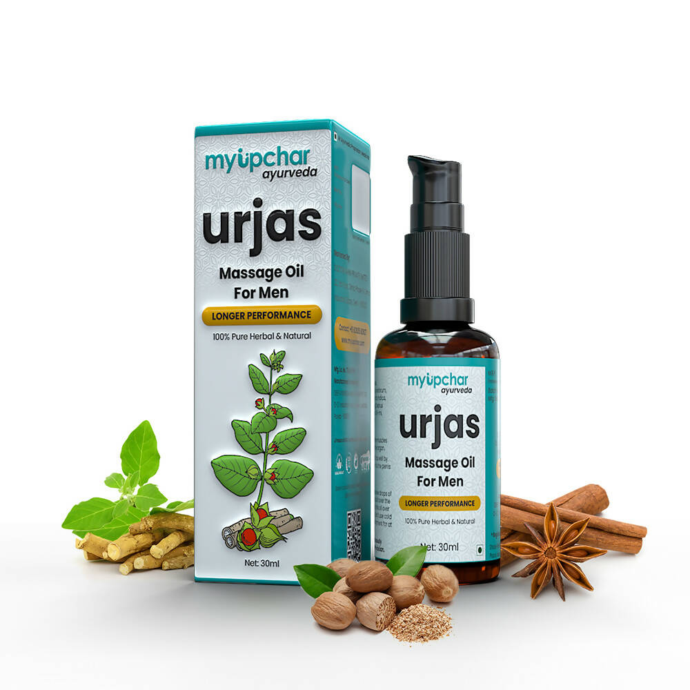 myUpchar Ayurveda Urjas Massage Oil For Men - Distacart