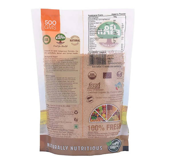 Go Earth Organic Jaggery Powder - Distacart