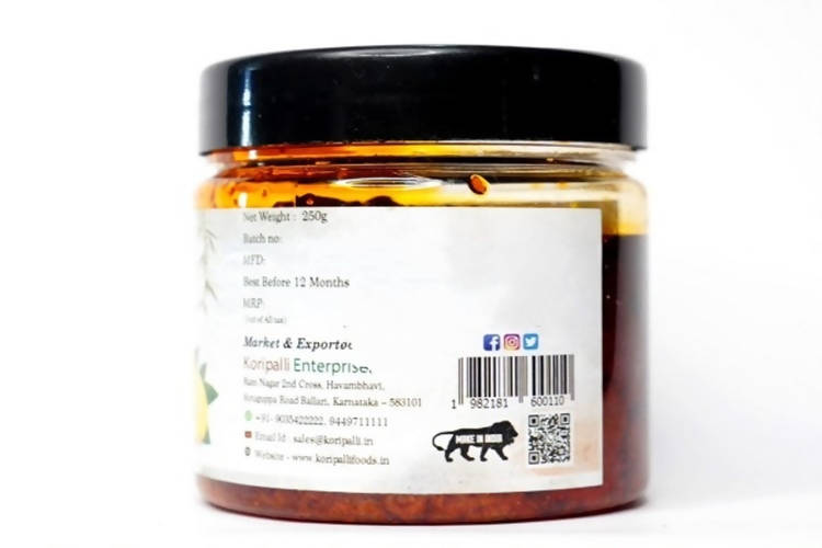 Koripalli Pickles Lemon Pickle