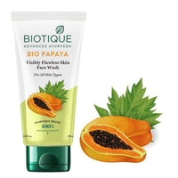 Thumbnail for Biotique Bio Papaya Visibly Flawless Skin Face Wash