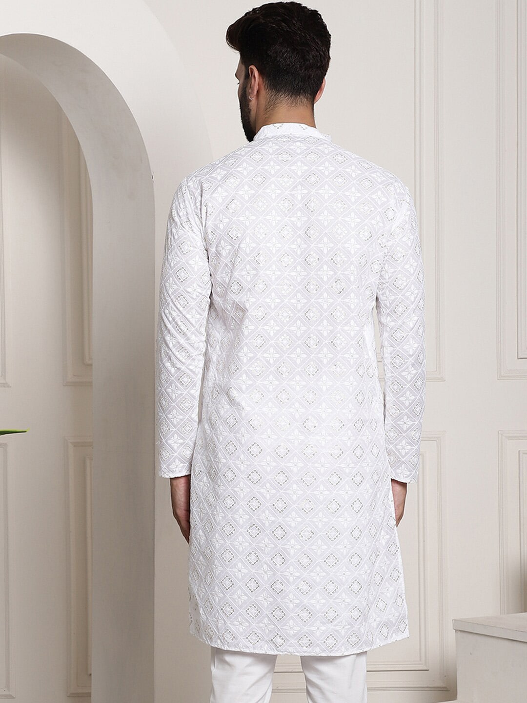 Sojanya Printed Chikankari Kurta - Distacart