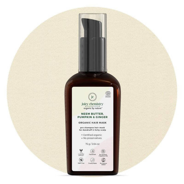 Juicy Chemistry Neem Butter, Pumpkin & Ginger Hair Mask - Distacart