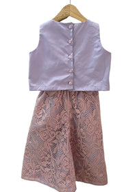 Thumbnail for ArthLife Lavender And Pink Bow Co-Ord Set - Distacart