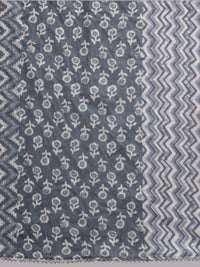 Thumbnail for Kalini Floral Printed Mirror Work Detail Pure Cotton Kurta with Trousers & Dupatta - Distacart