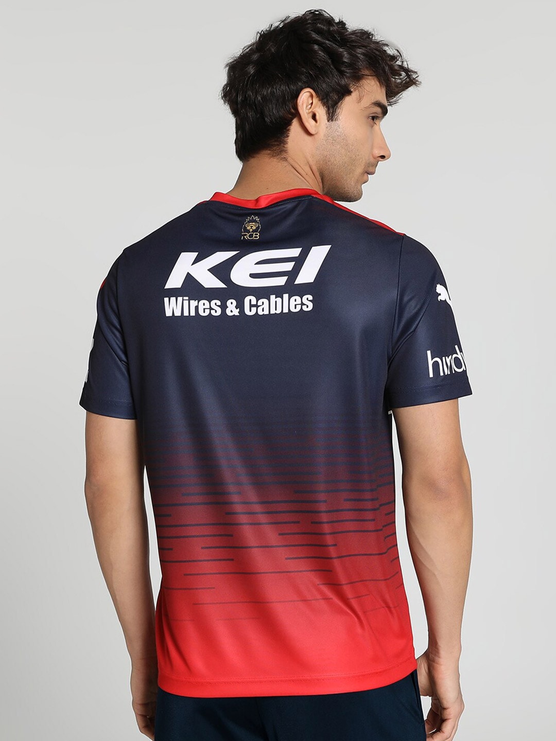 Puma Royal Challengers Bangalore Typography Regular Fit Printed Round Neck T-Shirt - Distacart