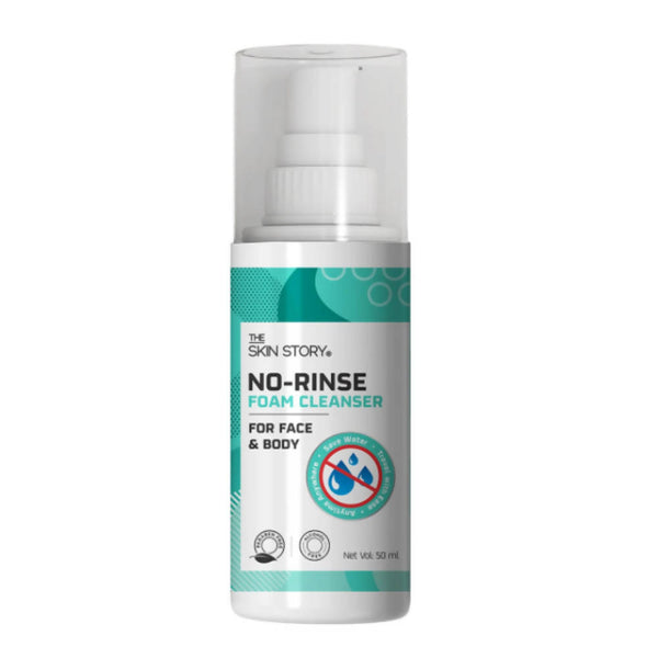 The Skin Story No Rinse Foam Cleanser For Face and Body - Distacart