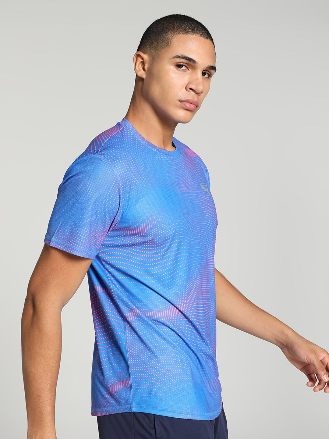 Puma RUN FAVORITE Printed T-Shirt - Distacart