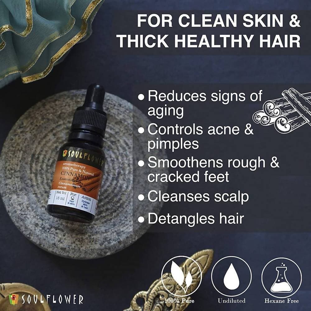 Soulflower Cinnamon Essential Oil - Distacart