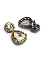 Thumbnail for Silver-Plated Contemporary Drop Earrings - Ruby Raang - Distacart